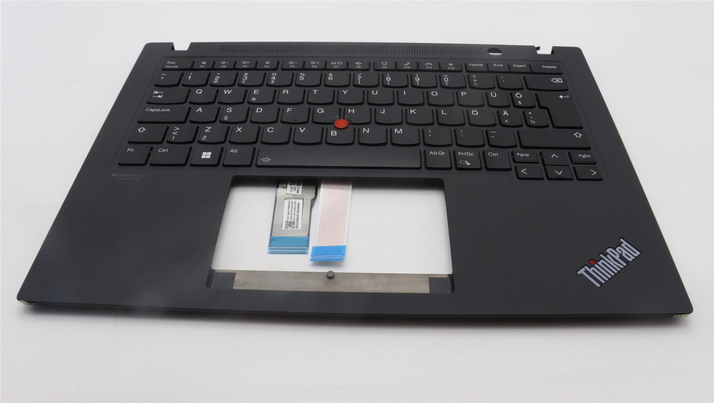 Lenovo ThinkPad T14s Gen 3 Keyboard Palmrest Top Cover Estonian Black 5M11G27196