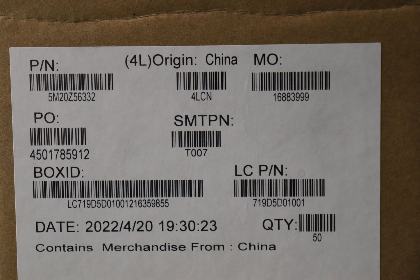 Lenovo 5M20Z56332 MECHANICAL FRU T14G3_NANO_SIM_TRAY_GR