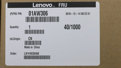 Lenovo ThinkPad T460 LCD Cover Rear Back Housing Black 01AW306