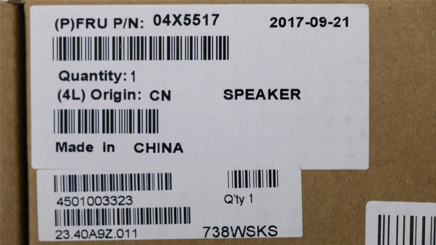 Lenovo ThinkPad T540p W540 W541 Speaker Speakers 04X5517