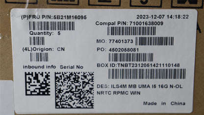 Lenovo C83DA WIN ULT5_125H UMA16G L RM 5B21M16095