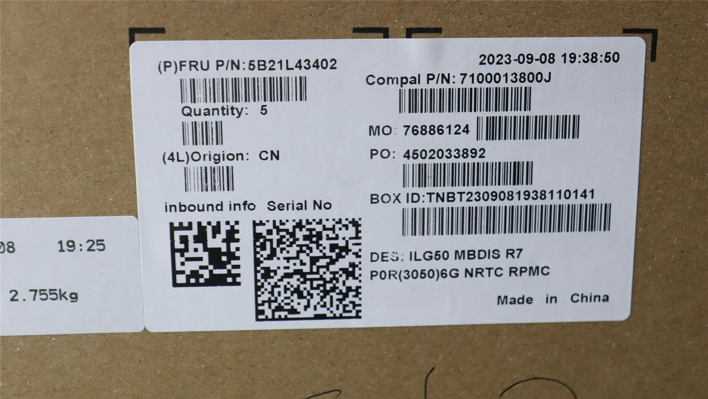 Lenovo LOQ 15APH8 Motherboard Mainboard DIS AMDR77840HS 5B21L43402