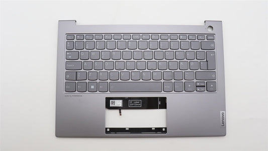 Lenovo ThinkBook 13s G4 IAP Palmrest Cover Touchpad Keyboard Danish 5CB1L54679