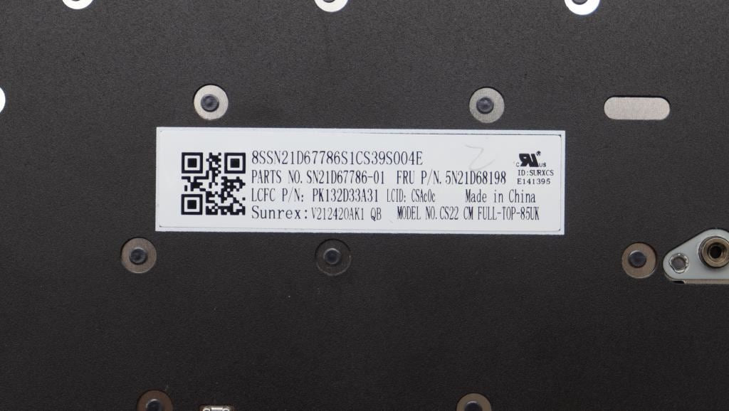Lenovo ThinkPad T14 Gen 4 T14 Gen 3 P14s Gen 4 L14 Gen 4 Keyboard 5N21D68124