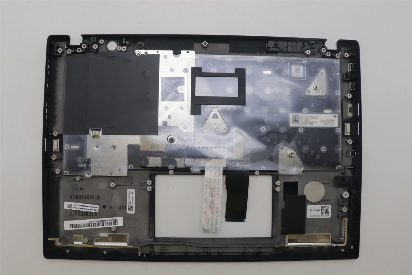 Lenovo ThinkPad T14s Gen 4 Keyboard Palmrest Top Cover Black Backlit 5M11L59545