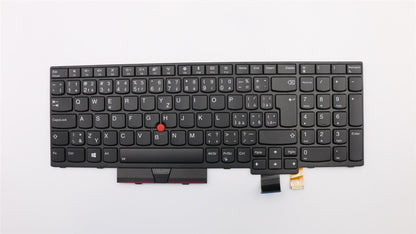Lenovo ThinkPad T580 P52s Keyboard Czech Slovakian Black Backlit 01HX595