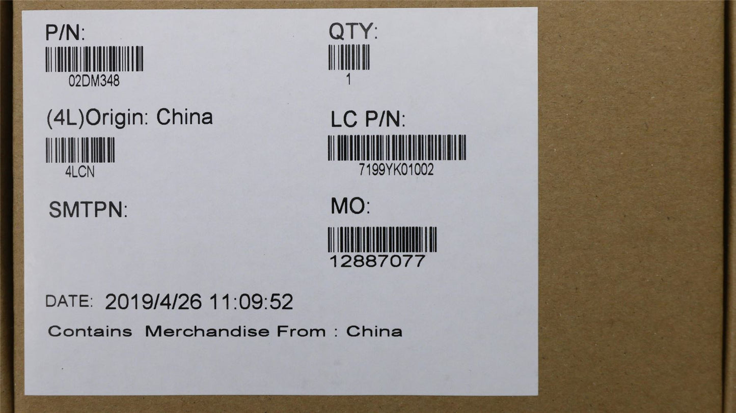 Lenovo LABEL Jinn2 AMD FRU SYSTEM label, Black 02DM348