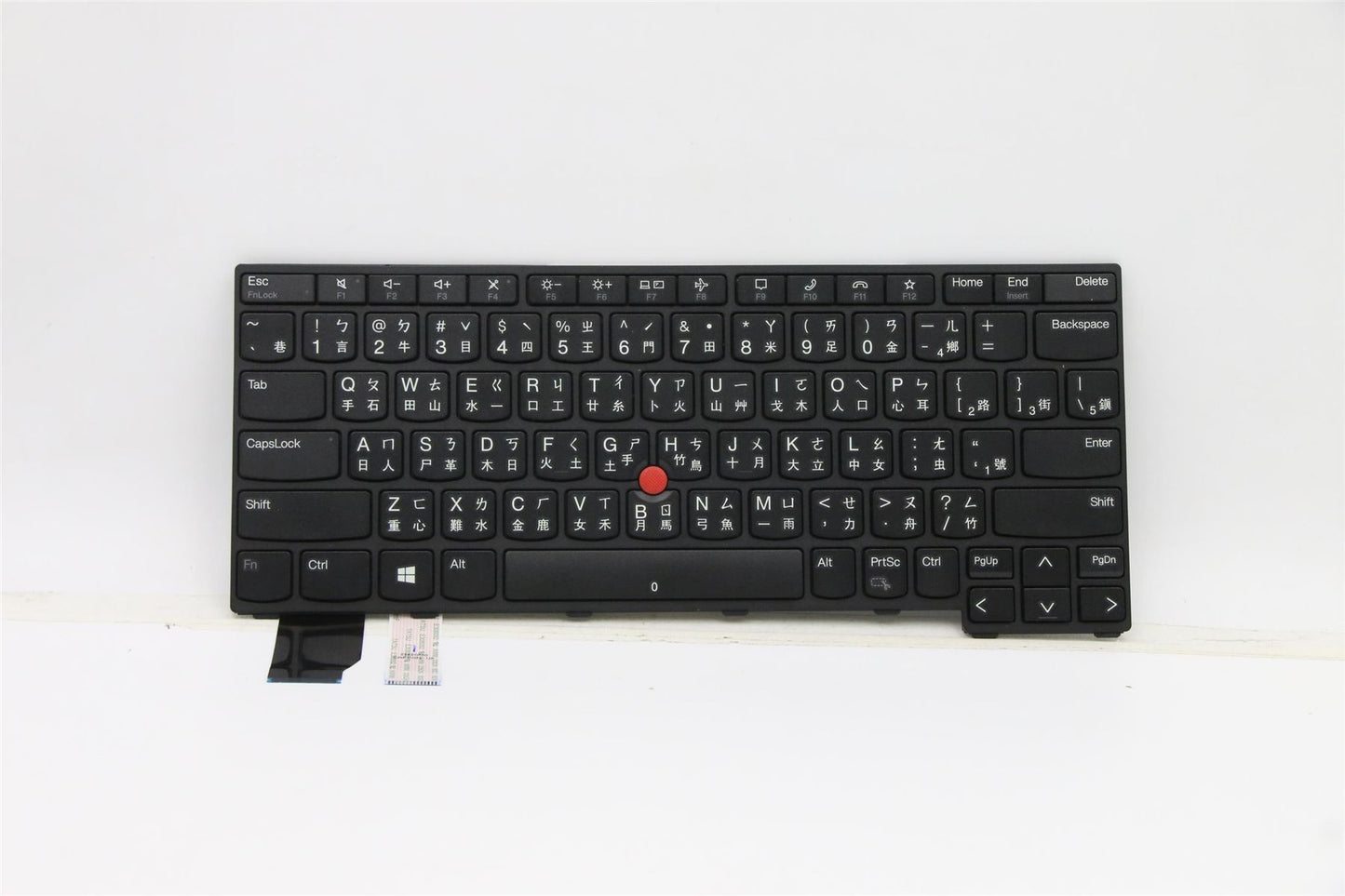 Lenovo ThinkPad X13 Gen 2 Keyboard Traditional Chinese Black Backlit 5N21A21873