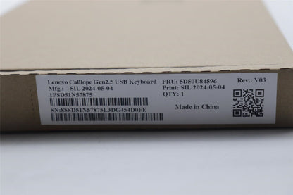Lenovo DT_KYB Calliope USB G2.5 BK_RU-CY 5D50U84596