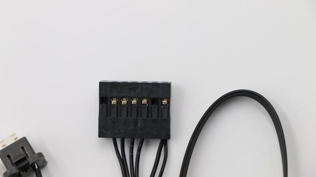 Lenovo FRU, Cable, 420mm LED Switch cable without PCBA:1 SW with white LED+1 LED 00XL322