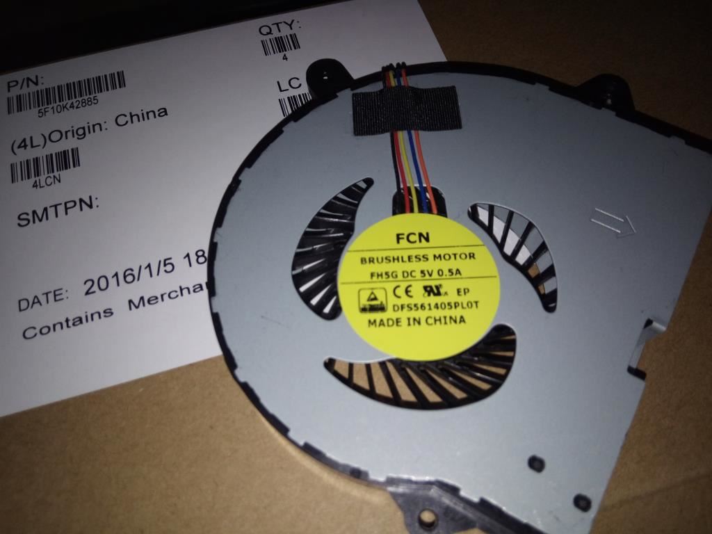 Lenovo 300-14ISK 300-15ISK 300-17ISK B71-80 Cooling Fan 5F10K42885