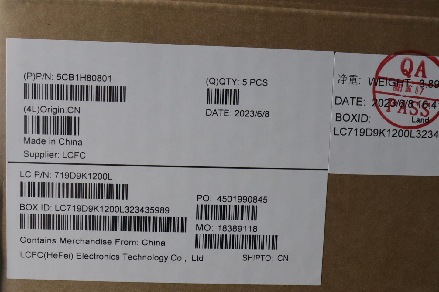Lenovo COVER Upper Case ASM_FRA L82RL NFP AB U 5CB1H80801