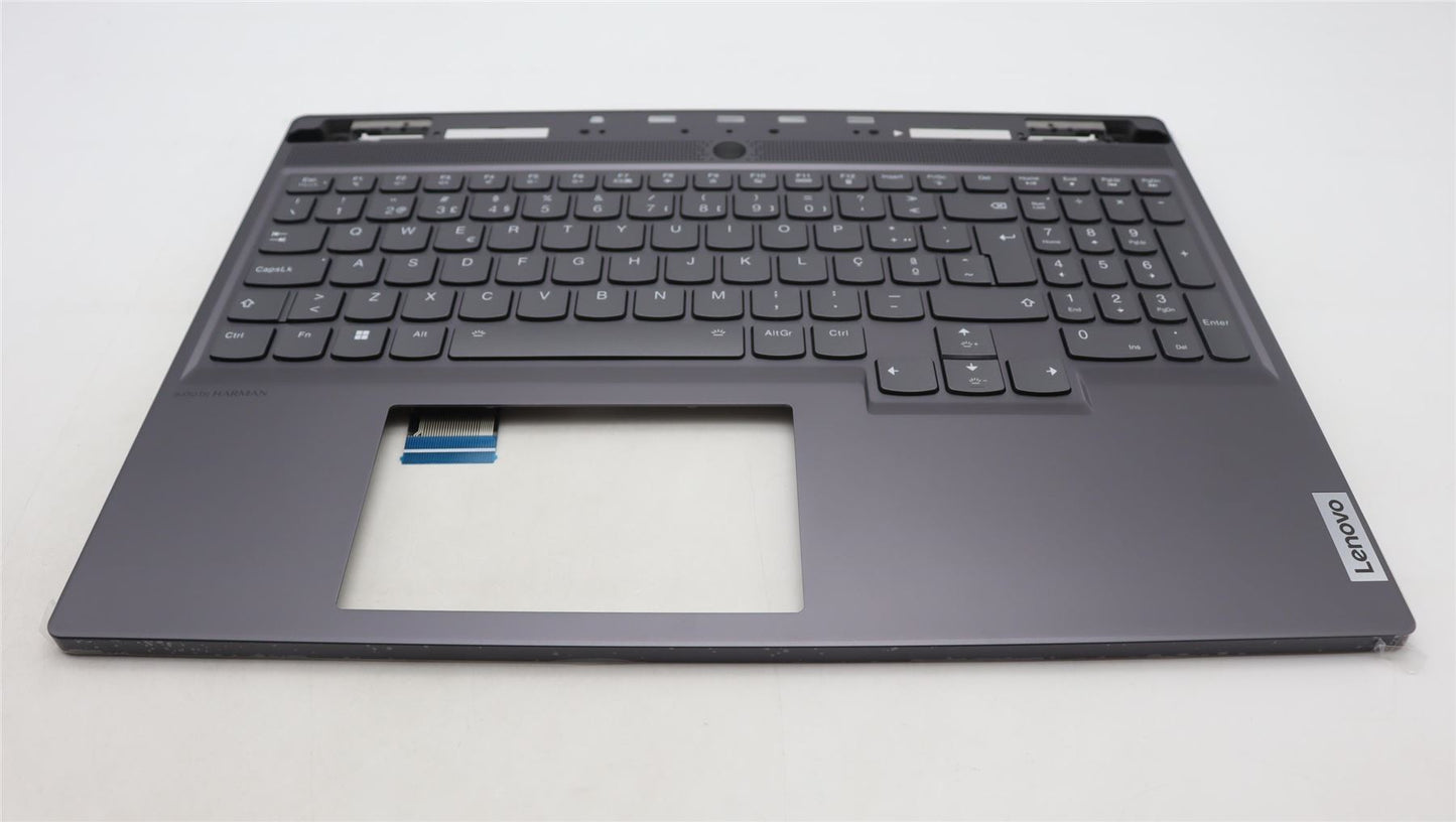 Lenovo Legion S7 16APH8 Keyboard Palmrest Top Cover Portuguese Grey 5CB1L68909