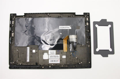 Lenovo Yoga X390 Keyboard Palmrest Top Cover US Europe Black Backlit 02HL688