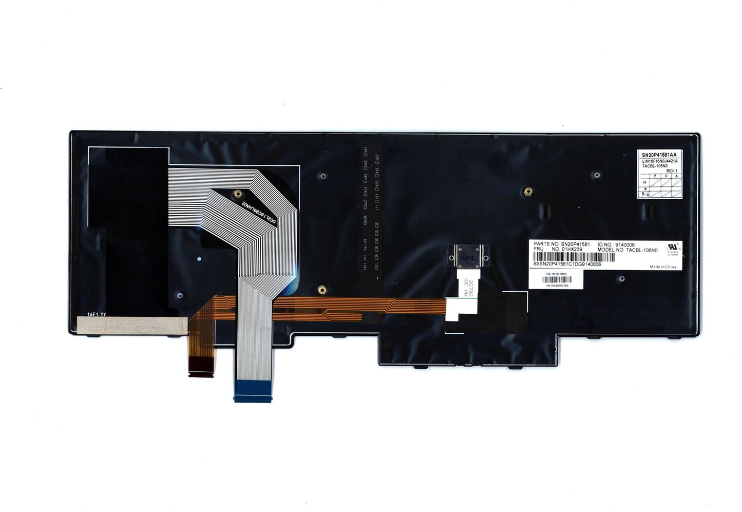 Lenovo TACHI2 CHY BL-KB NO 01HX239