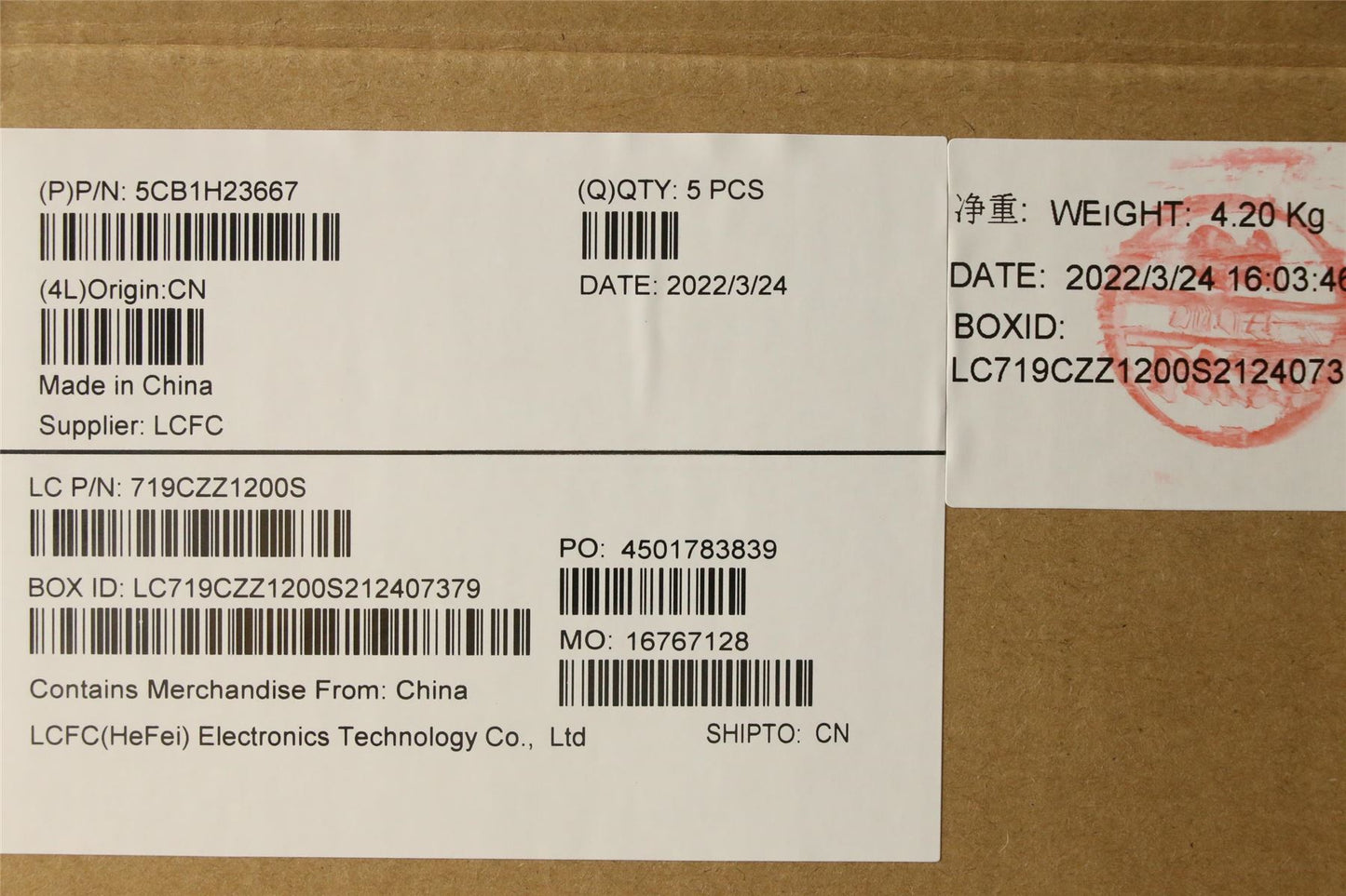 Lenovo 5 15IAH7 Palmrest Cover Touchpad Keyboard Arabic Storm Grey 5CB1H23667