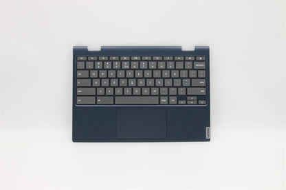 Lenovo Flex 3 CB-11IGL05 Keyboard Palmrest US International Aqua Blue 5CB0Z32206