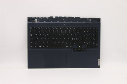 Lenovo Legion 5 15ITH6H Palmrest Cover Touchpad Keyboard Swiss Blue 5CB1D05080