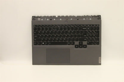 Lenovo 5 16ACH6 Palmrest Cover Touchpad Keyboard US Euro Storm Grey 5CB1C93131