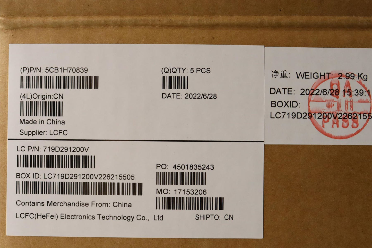 Lenovo IdeaPad 7 14IAP7 Palmrest Cover Touchpad Keyboard French 5CB1H70839