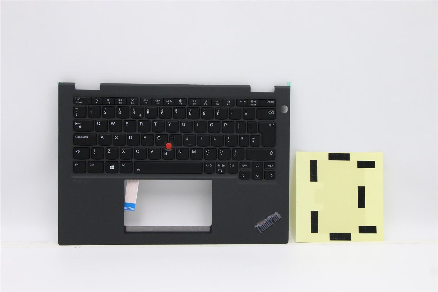 Lenovo Yoga X13 Gen 3 Palmrest Cover Keyboard UK Europe Black 5M11C18616