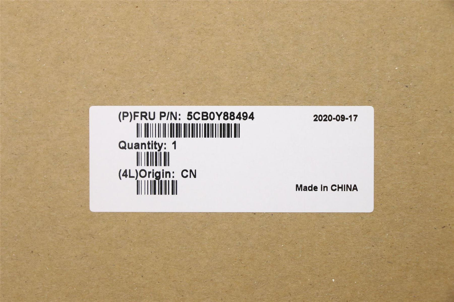 Lenovo Upper C81YH PL_SIL NFP BLKB_UK 5CB0Y88494
