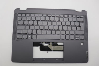 Lenovo IdeaPad 5 14IAU7 Keyboard Palmrest Top Cover Belgian Grey 5CB1H79899