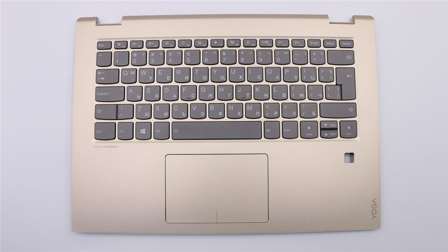 Lenovo Yoga 520-14IKB Keyboard Palmrest Top Cover Bulgairian Gold 5CB0N67533