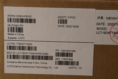 Lenovo Upper Case ASM_POR L82RK FP MB BL 5CB1H78157