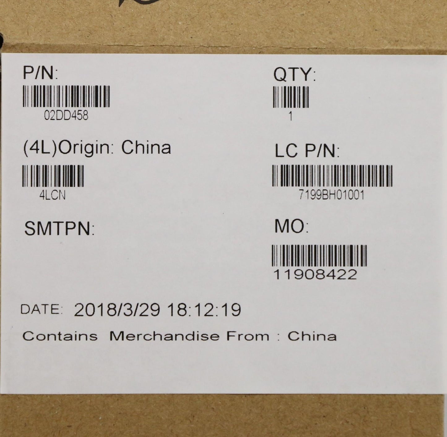 Lenovo FRU No Mic small board 02DD458