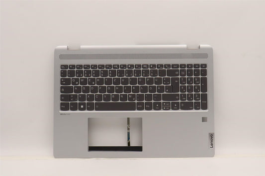 Lenovo IdeaPad 5 16ALC7 Keyboard Palmrest Top Cover German Cloud Grey 5CB1H80120