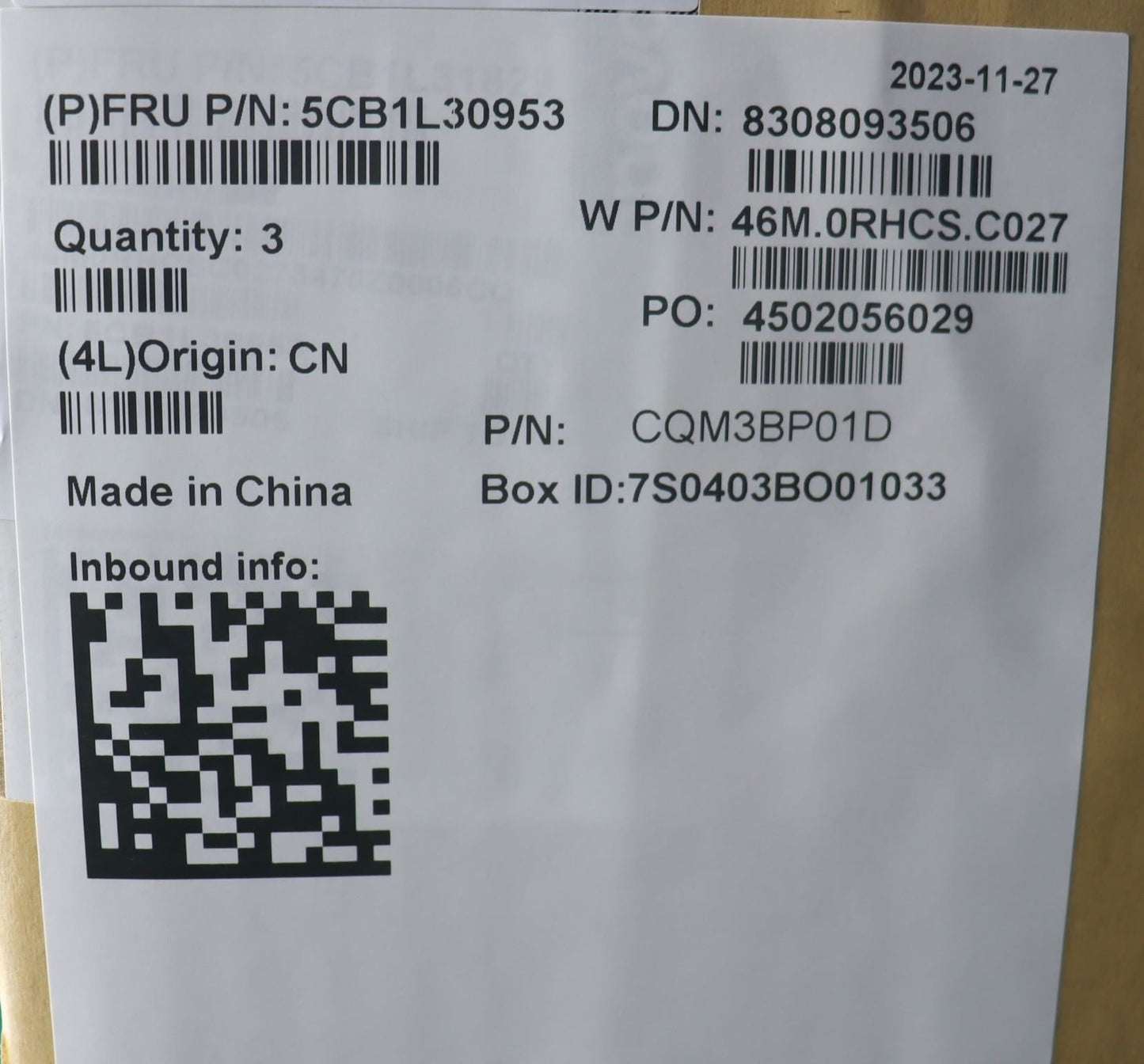 Lenovo IdeaPad 5 16IRU8 Keyboard Palmrest Top Cover US Europe 5CB1L30953