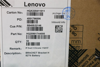 Lenovo Bracket H 82T6 Battery 5B40S22146