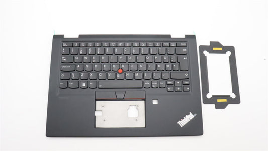 Lenovo Yoga X13 1 Keyboard Palmrest Top Cover Danish Black 5M10Y85778