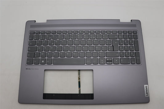 Lenovo Yoga 7 16ARP8 Keyboard Palmrest Top Cover French Arctic Grey 5CB1L50432