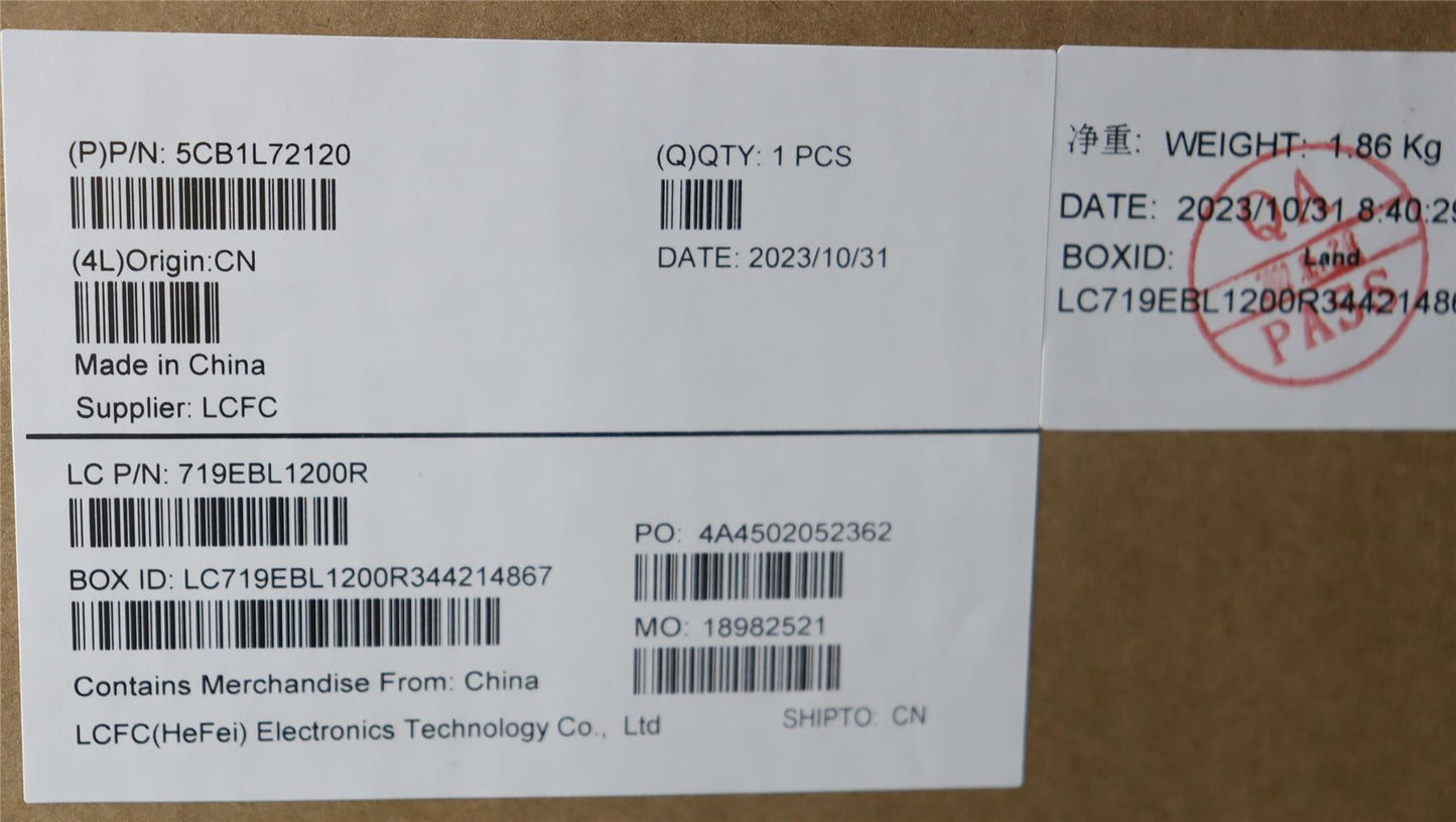 Lenovo Keyboard L82YQ Assy CZE/SLK 5CB1L72120