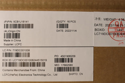 Lenovo FRU JX3B0_D_AL_WWAN_BLK_EP_ASSY 5CB1J18141