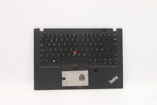 Lenovo ThinkPad T495s Keyboard Palmrest Top Cover Danish Black 5M11A08493