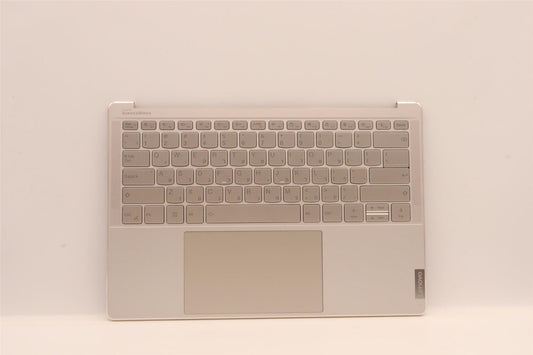 Lenovo Yoga 9 14IAP7 Palmrest Cover Touchpad Keyboard Hebrew Silver 5CB1J10231
