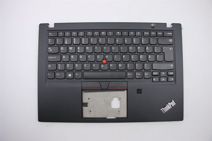 Lenovo ThinkPad T490s Keyboard Palmrest Top Cover Swedish Finnish Black 02HM445