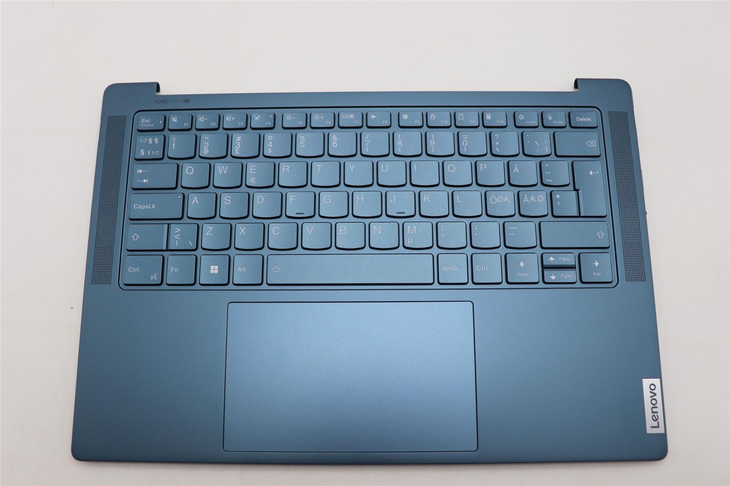 Lenovo Yoga 7 14IRH8 Palmrest Cover Touchpad Keyboard Nordic 5CB1L40694
