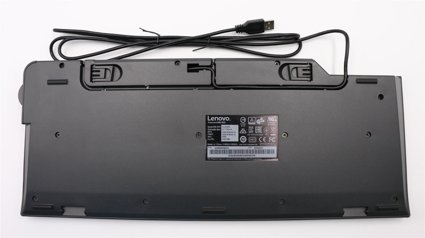 Lenovo USB Smartcard keyboard 03X7296