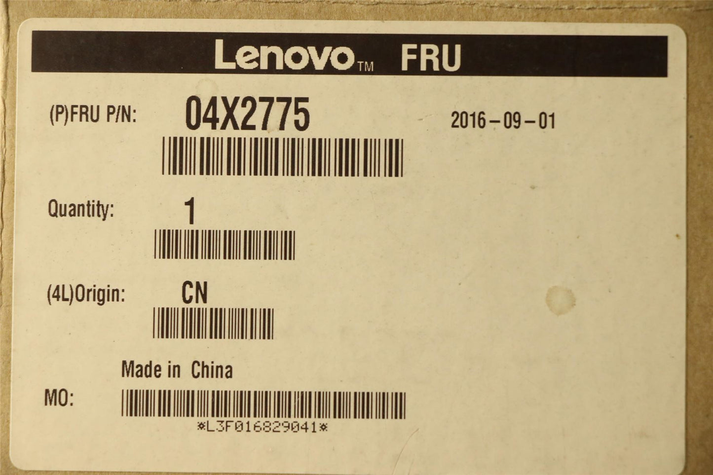 Lenovo Fru, 600mm power switch cable 04X2775