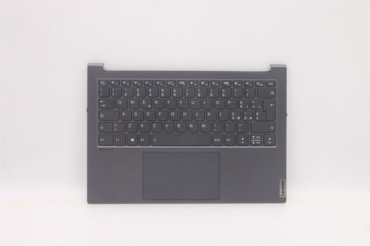 Lenovo Yoga 7 14IHU5 Palmrest Cover Touchpad Keyboard Italian Grey 5CB1C19268