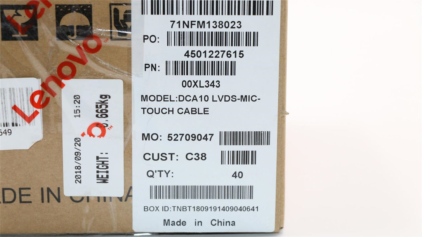Lenovo IdeaCentre 520-24IKL 520-24IKU Cable Lcd Screen Display LED 00XL343