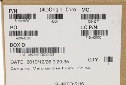 Lenovo 5L10V15300 Skids FRU SYSTEM label, Black