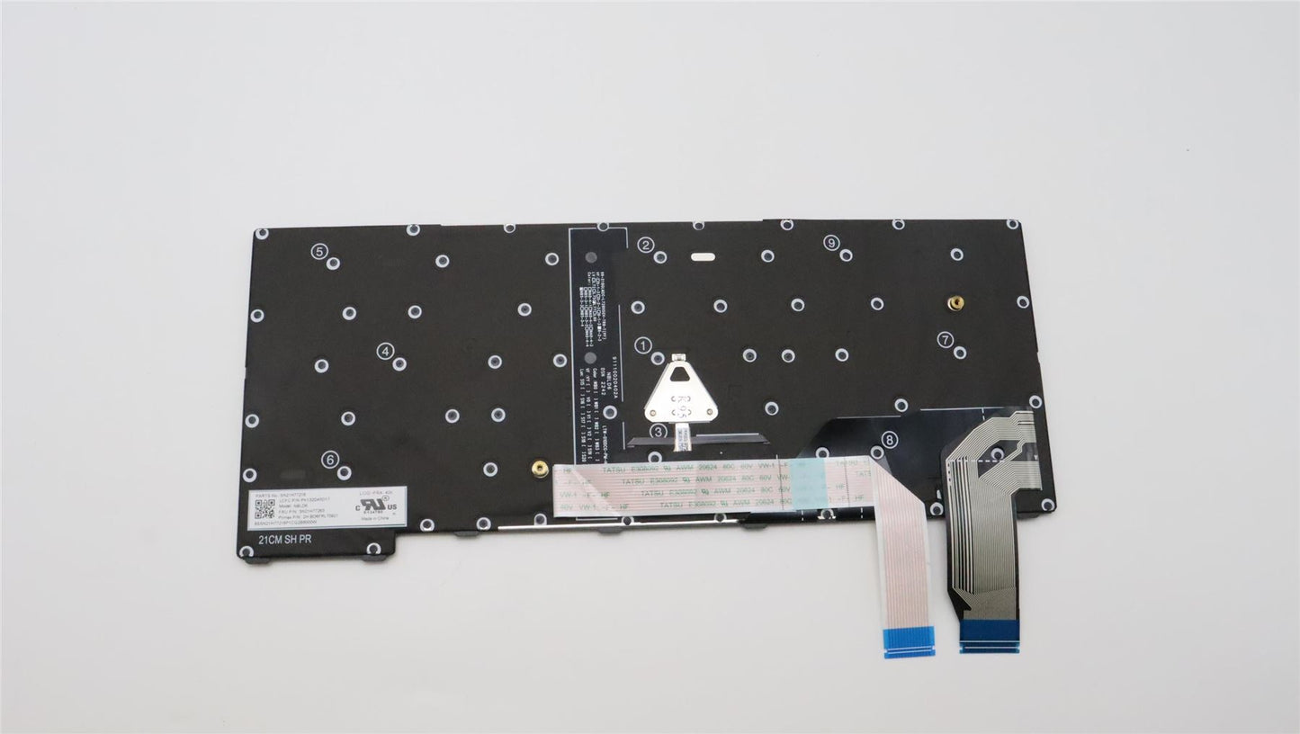 Lenovo Yoga L13 4 L13 4 Keyboard French Black Backlit 5N21H76888