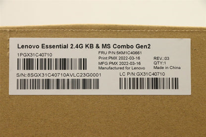 Lenovo KYB_MOUSE Primax R71_G2 2.4G WTG JP Japanese Keyboard 5KM1C40661
