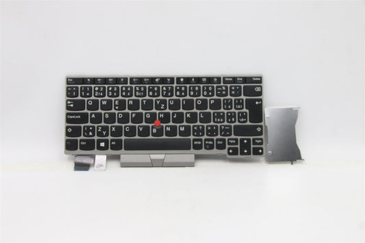Lenovo ThinkPad L13 s Keyboard Czech Slovakian Silver 01HX587