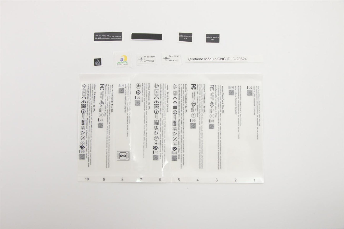 Lenovo LABEL FRU Label Kit 5L10W35088
